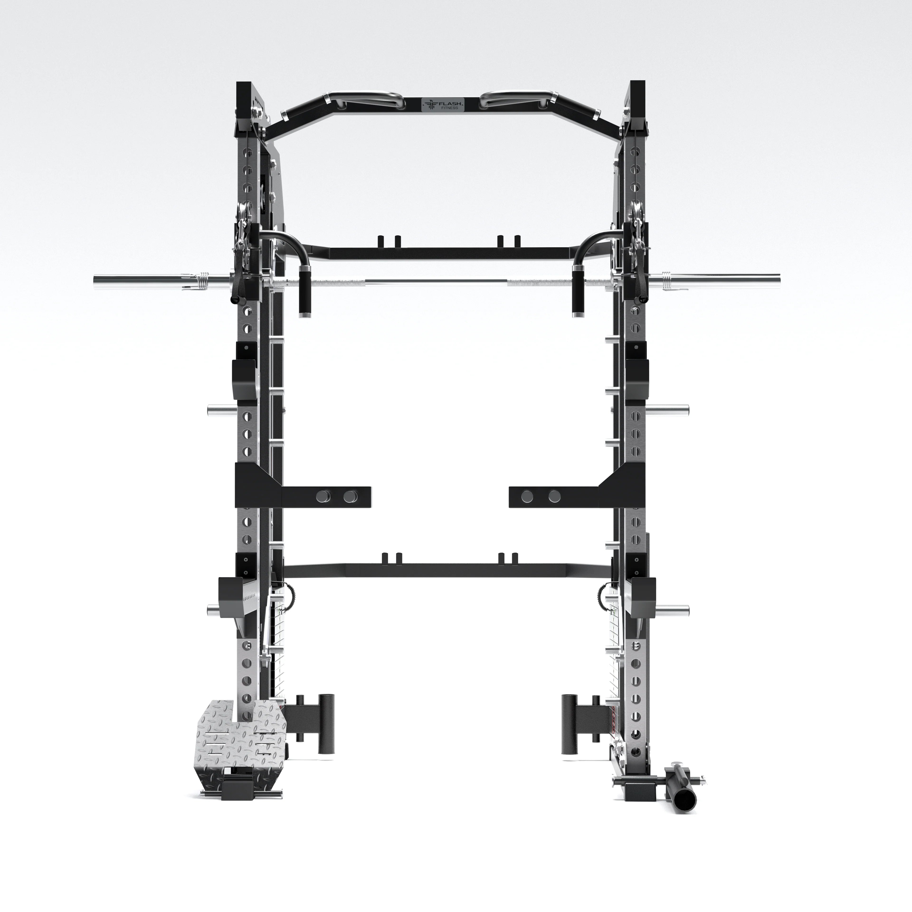 Flash F30 All-In-One Trainer Smith Machine Combo Package – Complete Home Gym with Bench & Dual Weight Stacks