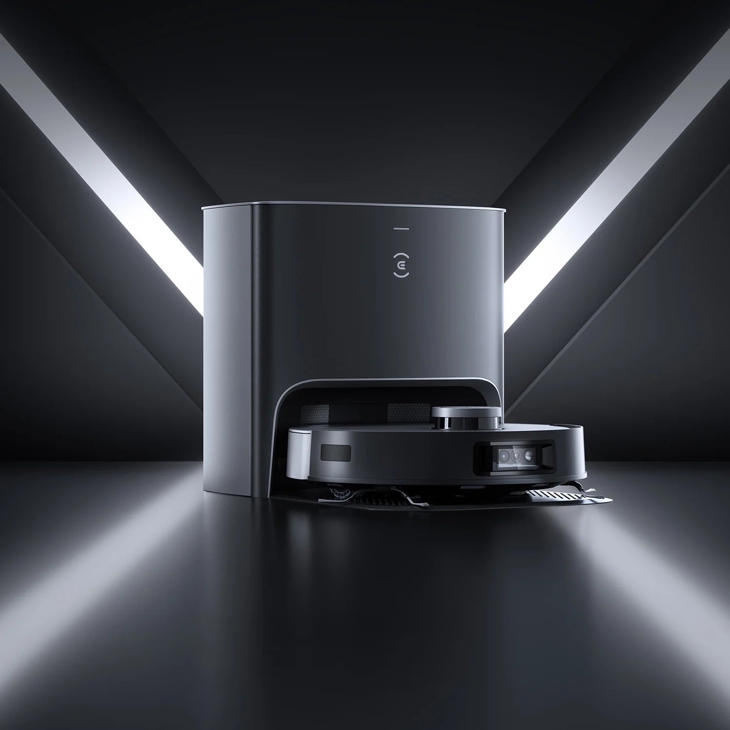 ECOVACS DEEBOT X1 plus Robotic Vacuum Cleaner - Black