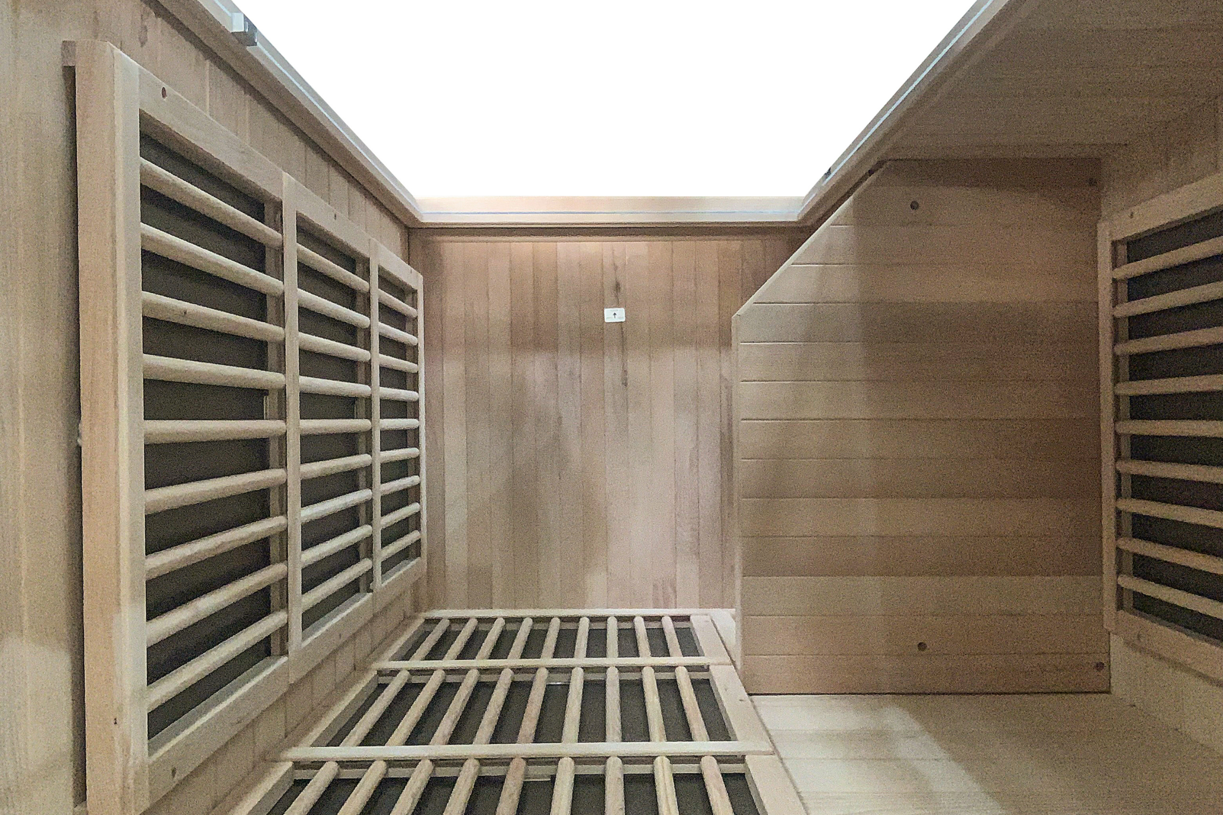 Blisspod Vienna Series 1-Person Far Infrared Sauna | Compact Canadian Hemlock Indoor Sauna