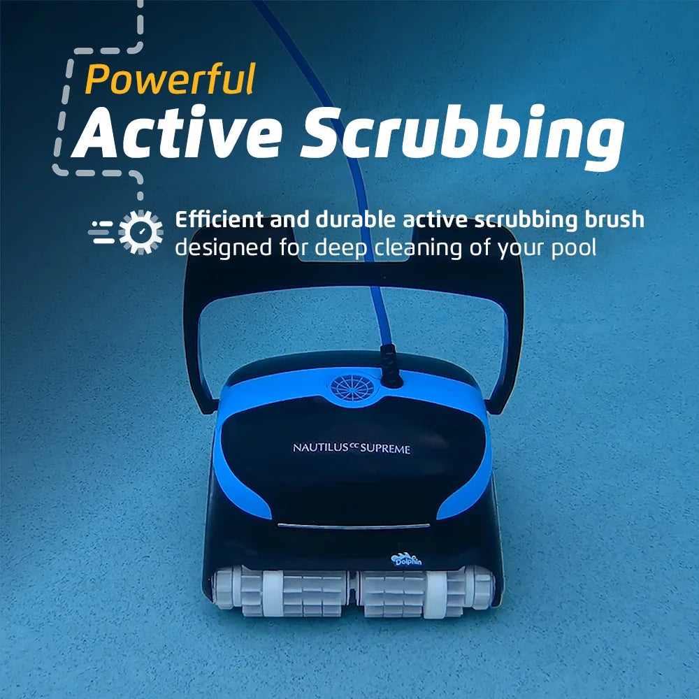 Nautilus CC Supreme Robotic Pool Vacuum Cleaner Caddy and Caddy Cover