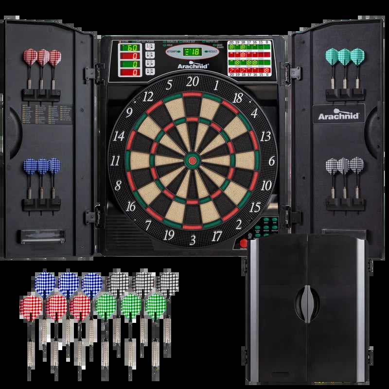 Titanium 5400 Electronic Dartboard and Cabinet