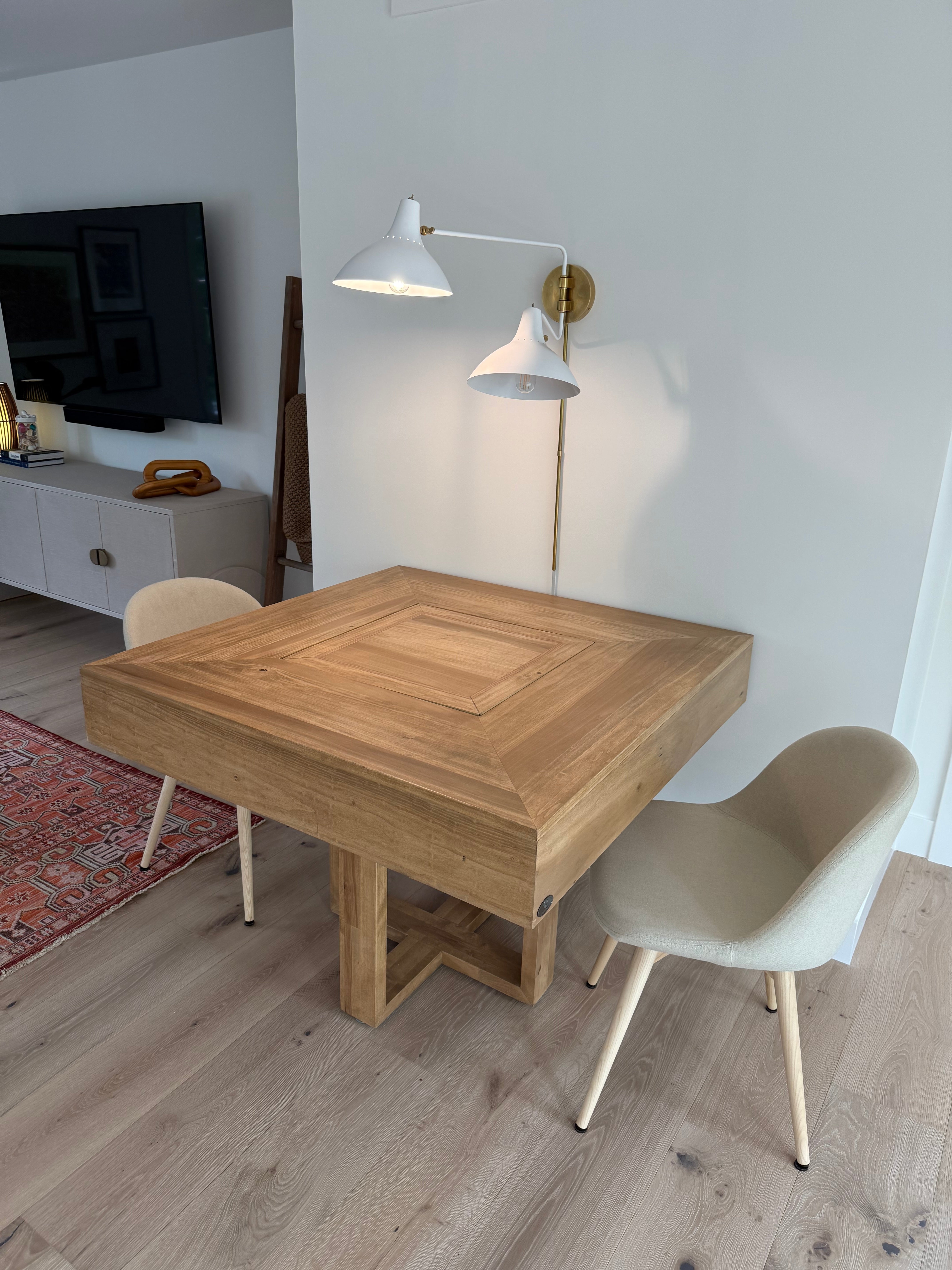 Minnetonka Reversible Chess & Game Table – Solid Hardwood Maple & Poplar