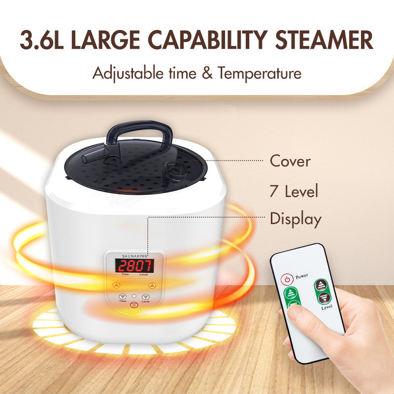 Blisspod Portable Pentagon Steam Sauna | Foldable Steam Sauna Tent with 1600W Steamer & Remote Control