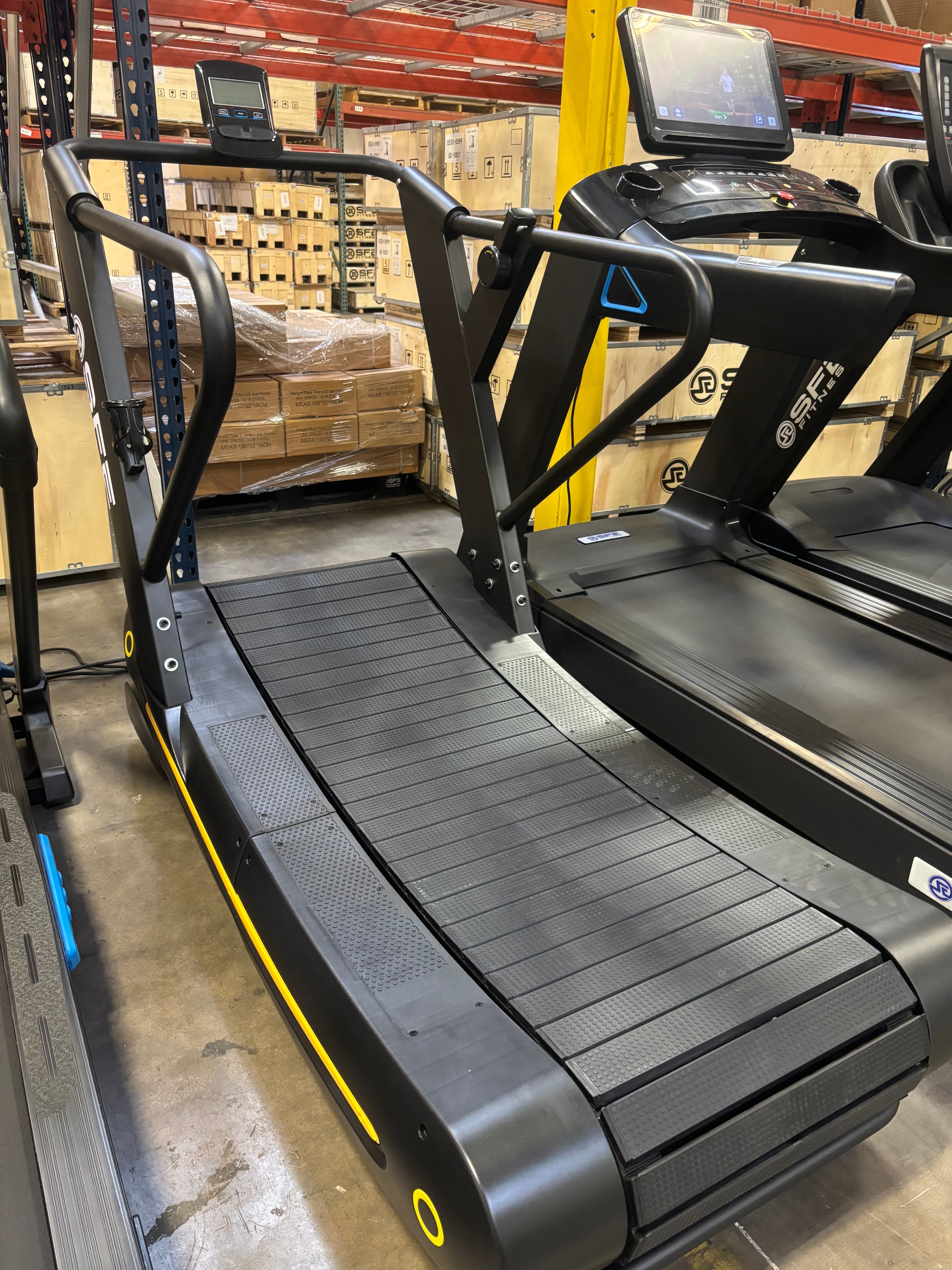 SFE Curved Air Runner Elite Pro with Sled Feature – Self-Powered Curved Treadmill for Home & Commercial Gyms