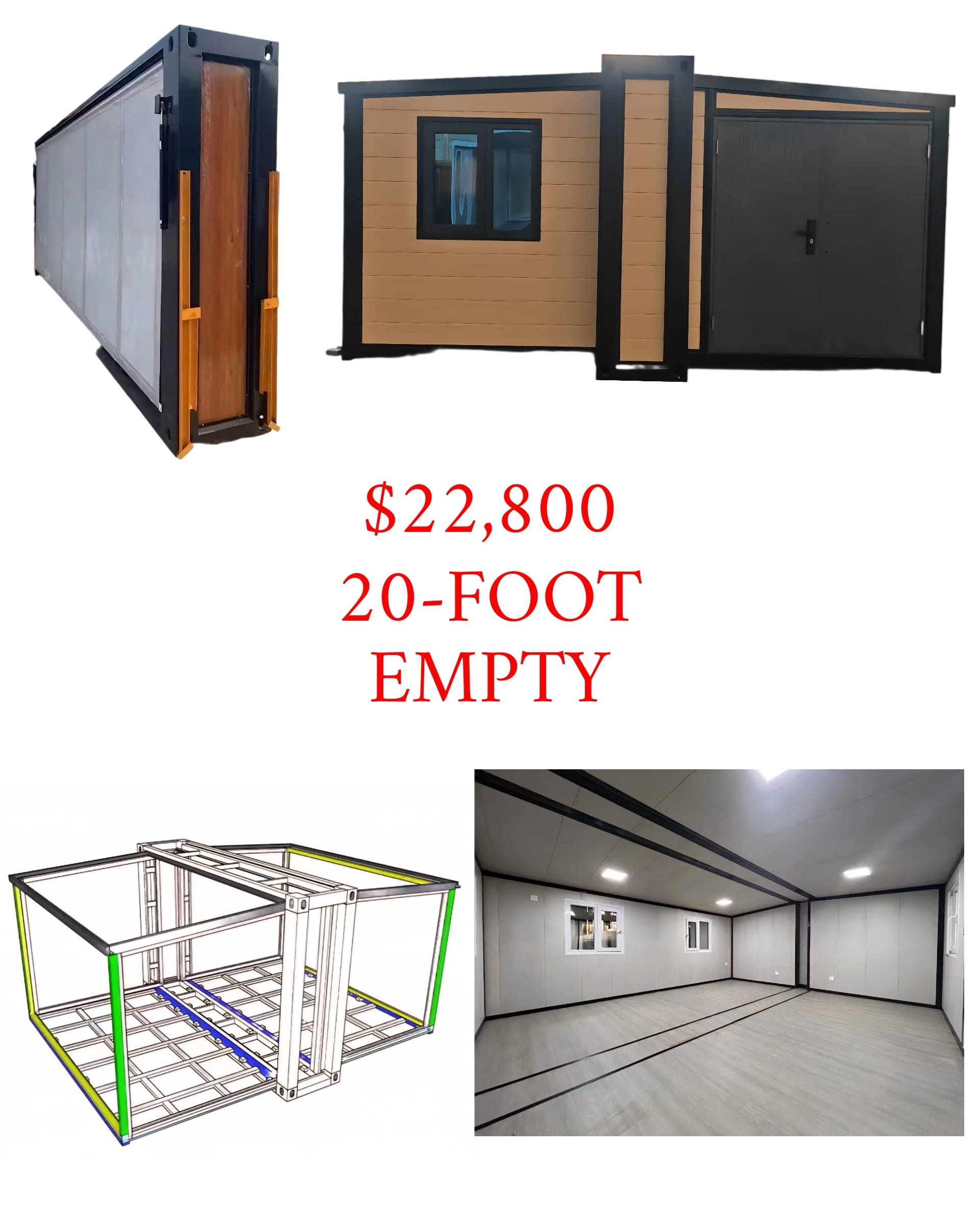 Folding Tiny Home – Smart Living with Ultimate Convenience & Simplicity