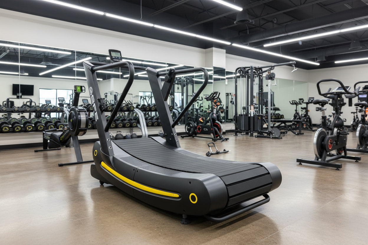 SFE Curved Air Runner Elite Pro with Sled Feature – Self-Powered Curved Treadmill for Home & Commercial Gyms