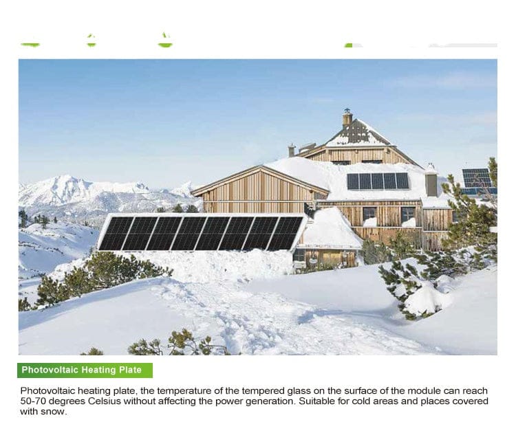 Snow Melting Solar Panel 150w200w 300w Energy System
