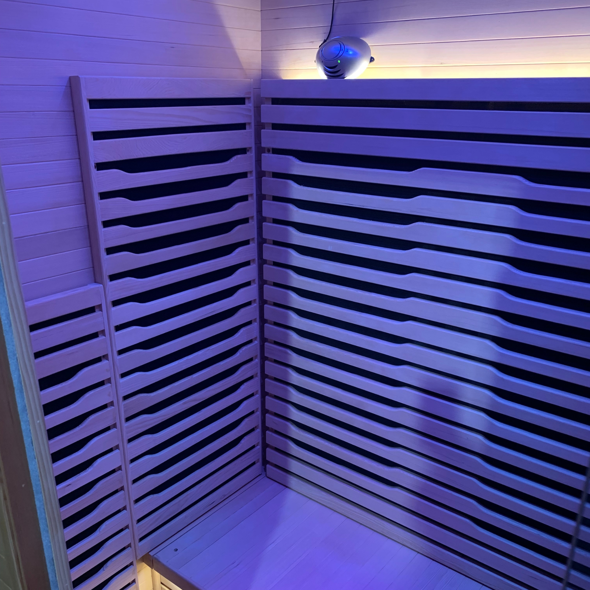 Blisspod Helsinki Deluxe Sauna Series – 2 Person Full Spectrum Infrared Sauna with Red Light Therapy