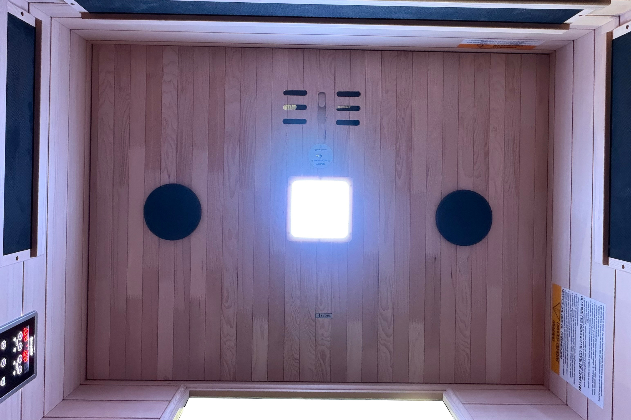 Blisspod Malmo Deluxe Sauna Series – 1–2 Person Infrared Sauna with Red Light Therapy | Low EMF | LED Chromotherapy