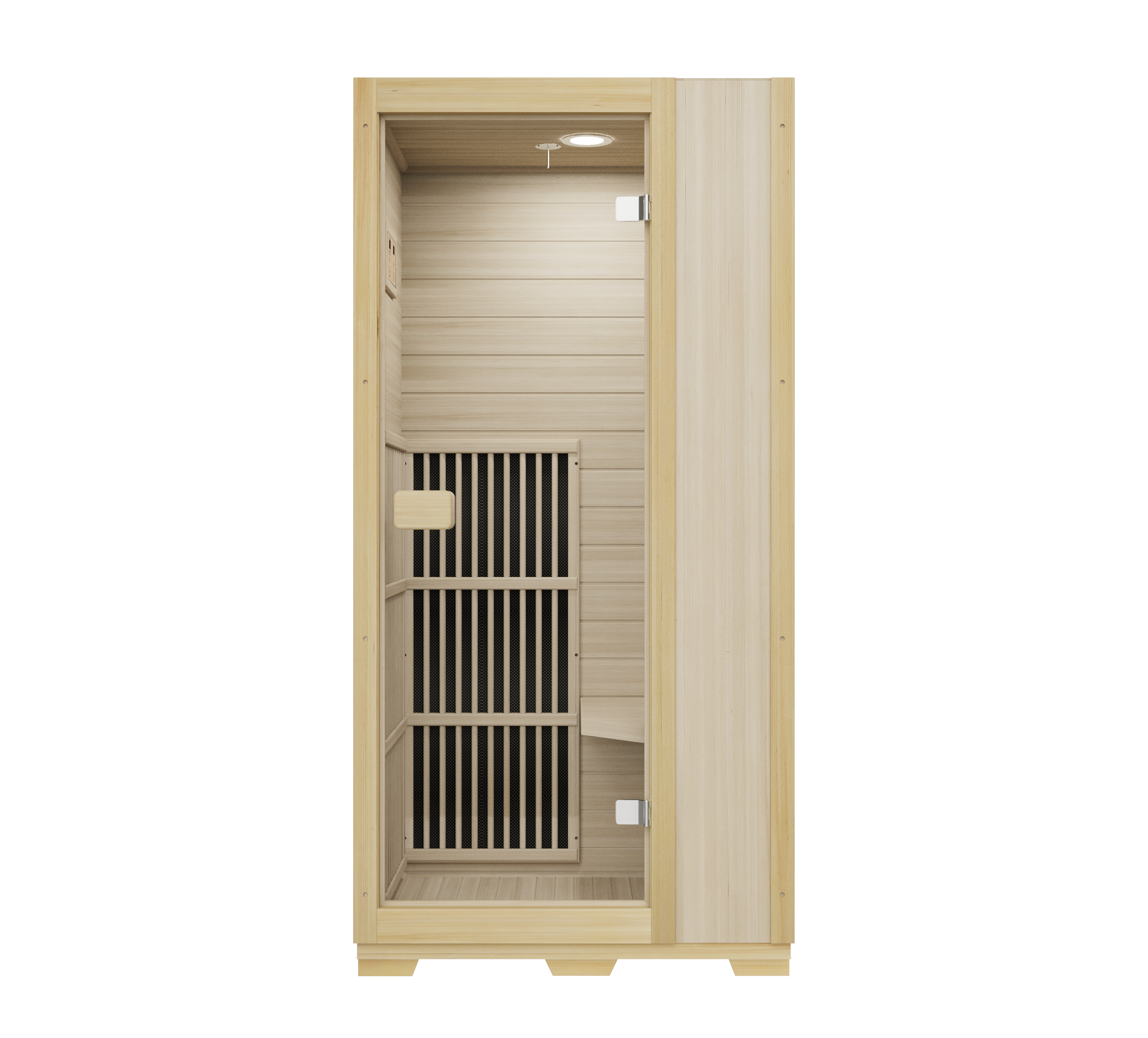 Blisspod Vienna Series 1-Person Far Infrared Sauna | Compact Canadian Hemlock Indoor Sauna
