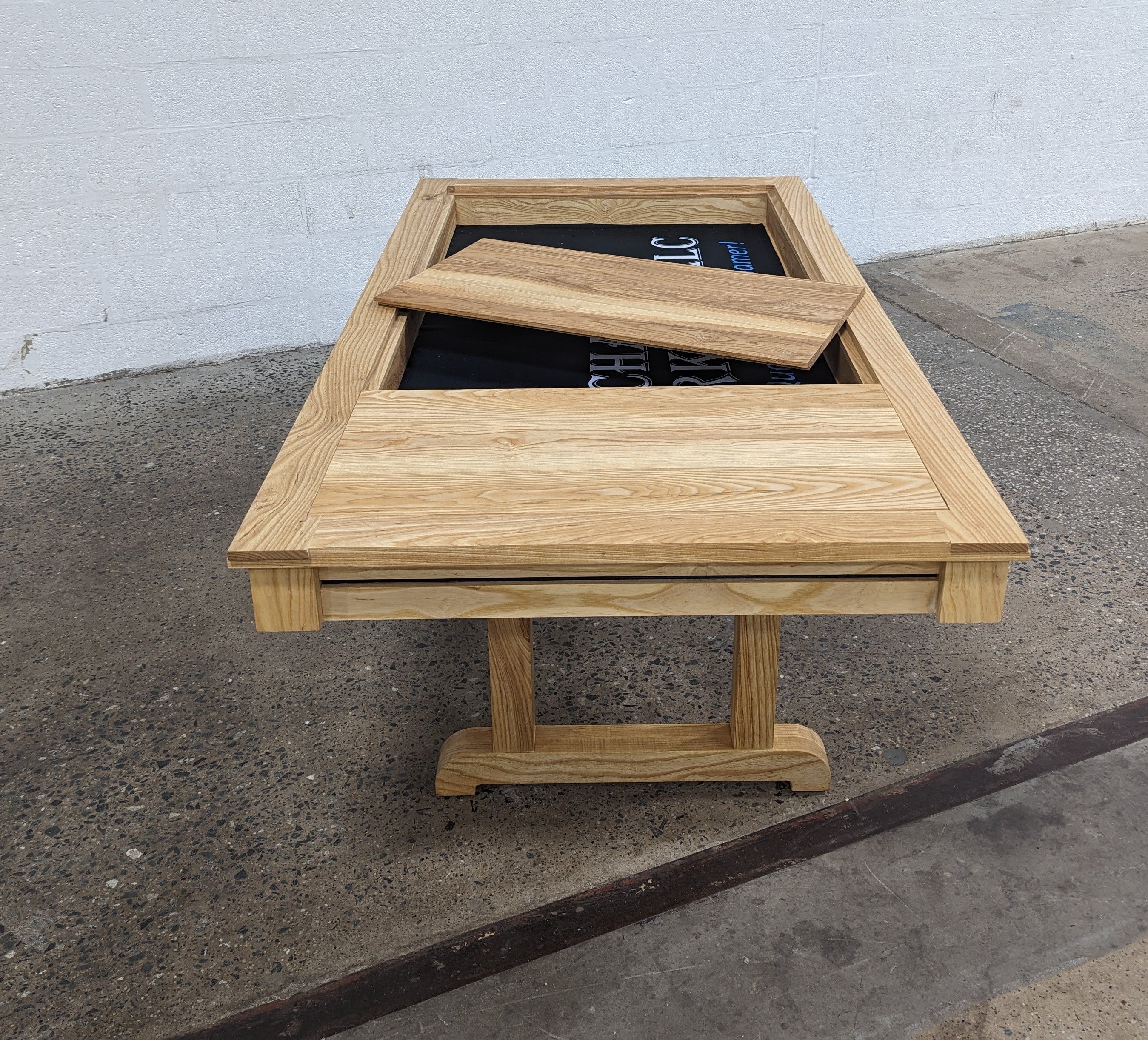 Premium Custom Gaming Table – Solid Hardwood 72" x 36" Play Area with Removable Leaves