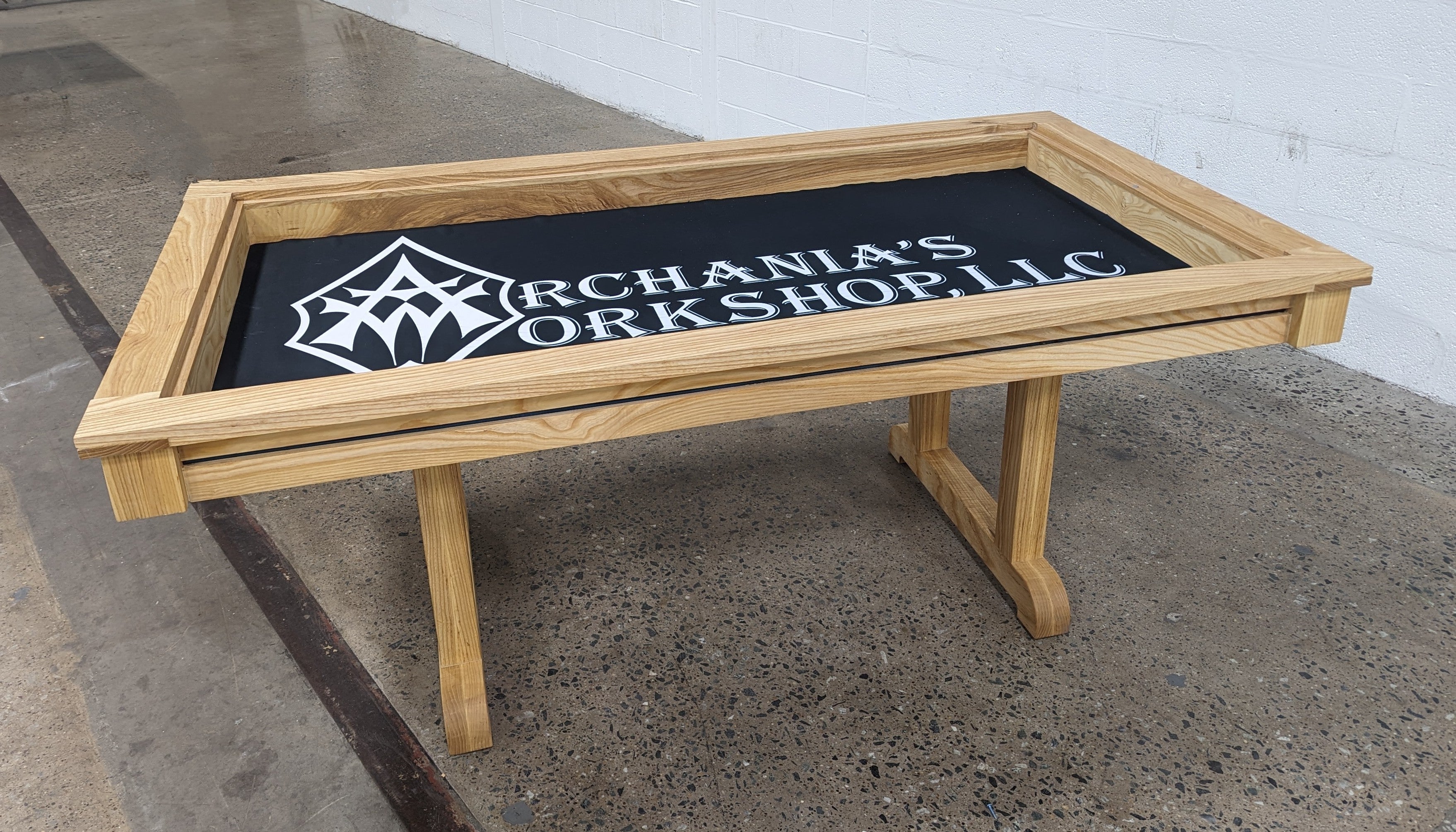 Premium Custom Gaming Table – Solid Hardwood 72" x 36" Play Area with Removable Leaves