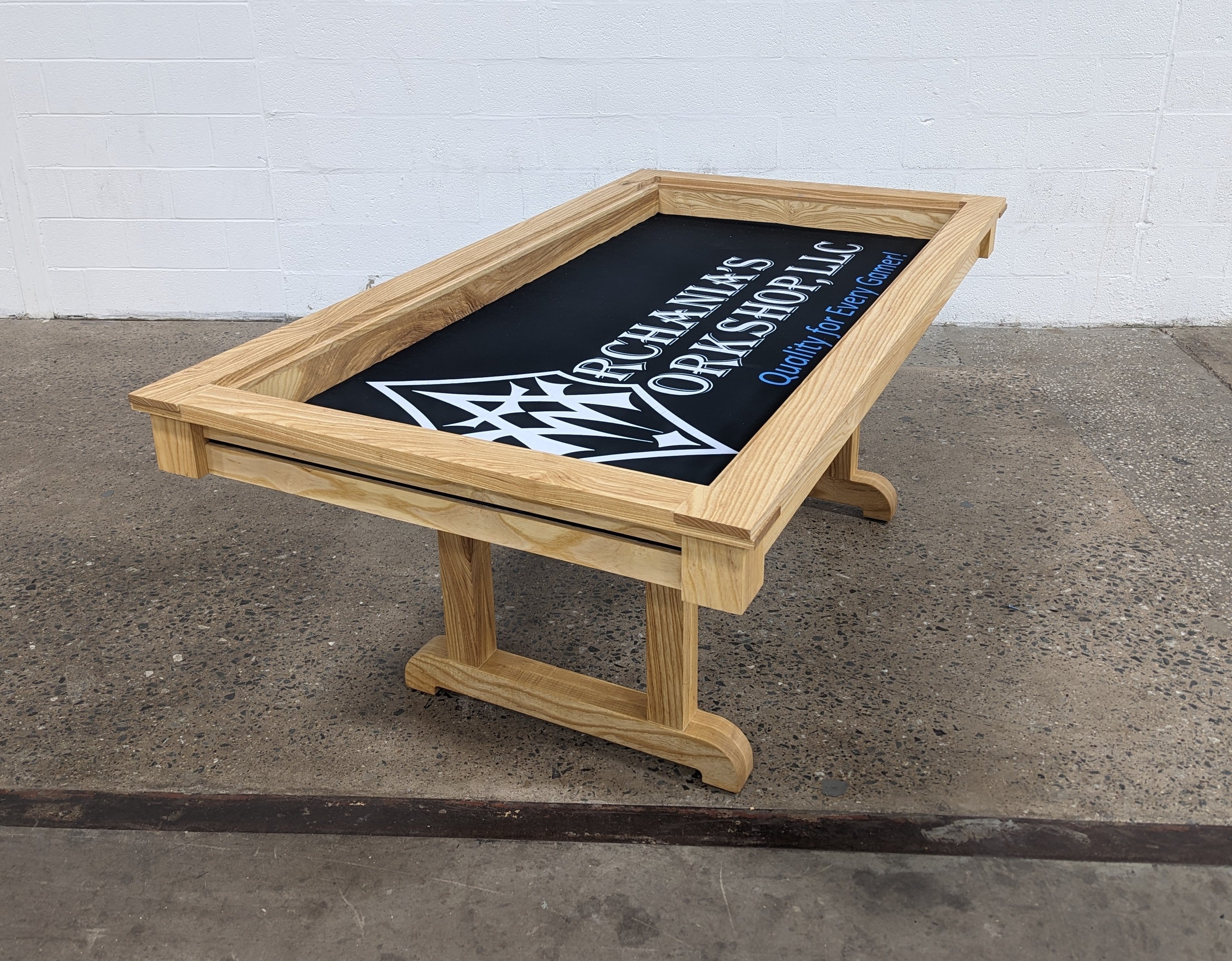 Premium Custom Gaming Table – Solid Hardwood 72" x 36" Play Area with Removable Leaves