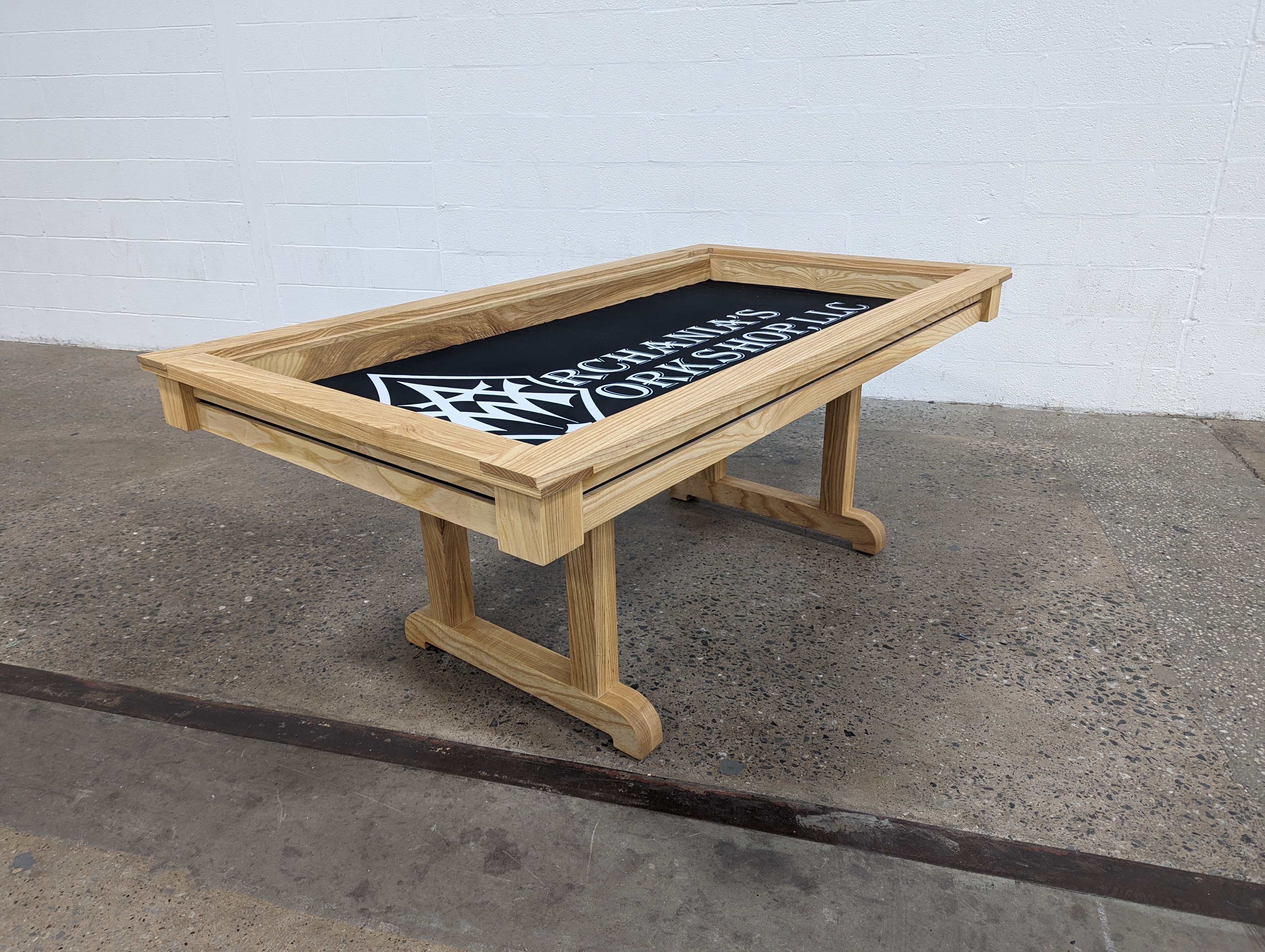 Premium Custom Gaming Table – Solid Hardwood 72" x 36" Play Area with Removable Leaves