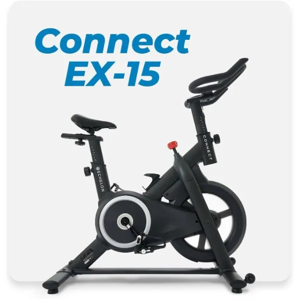 Echelon EX-15 Smart Exercise Bike – Connected Fitness with App Classes & 32 Resistance Levels