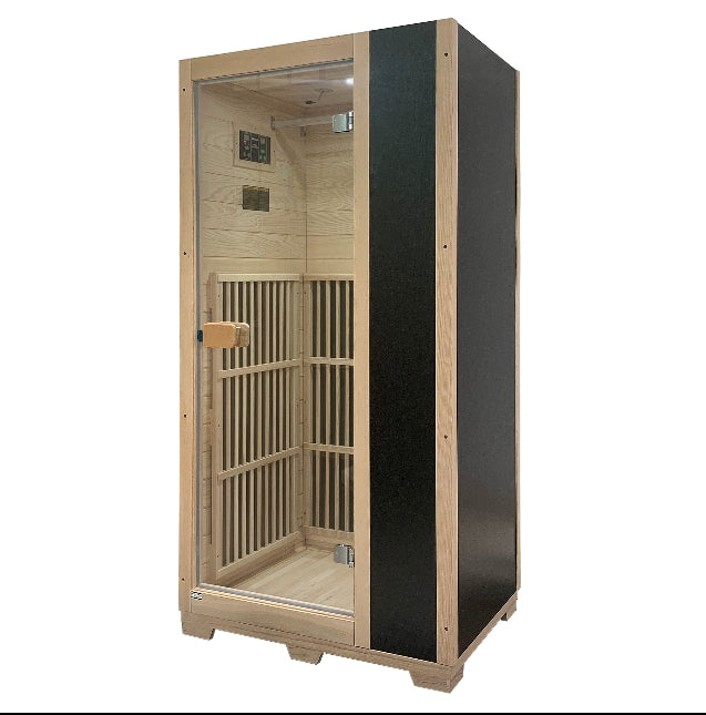 Blisspod Vienna Series 1-Person Far Infrared Sauna | Compact Canadian Hemlock Indoor Sauna