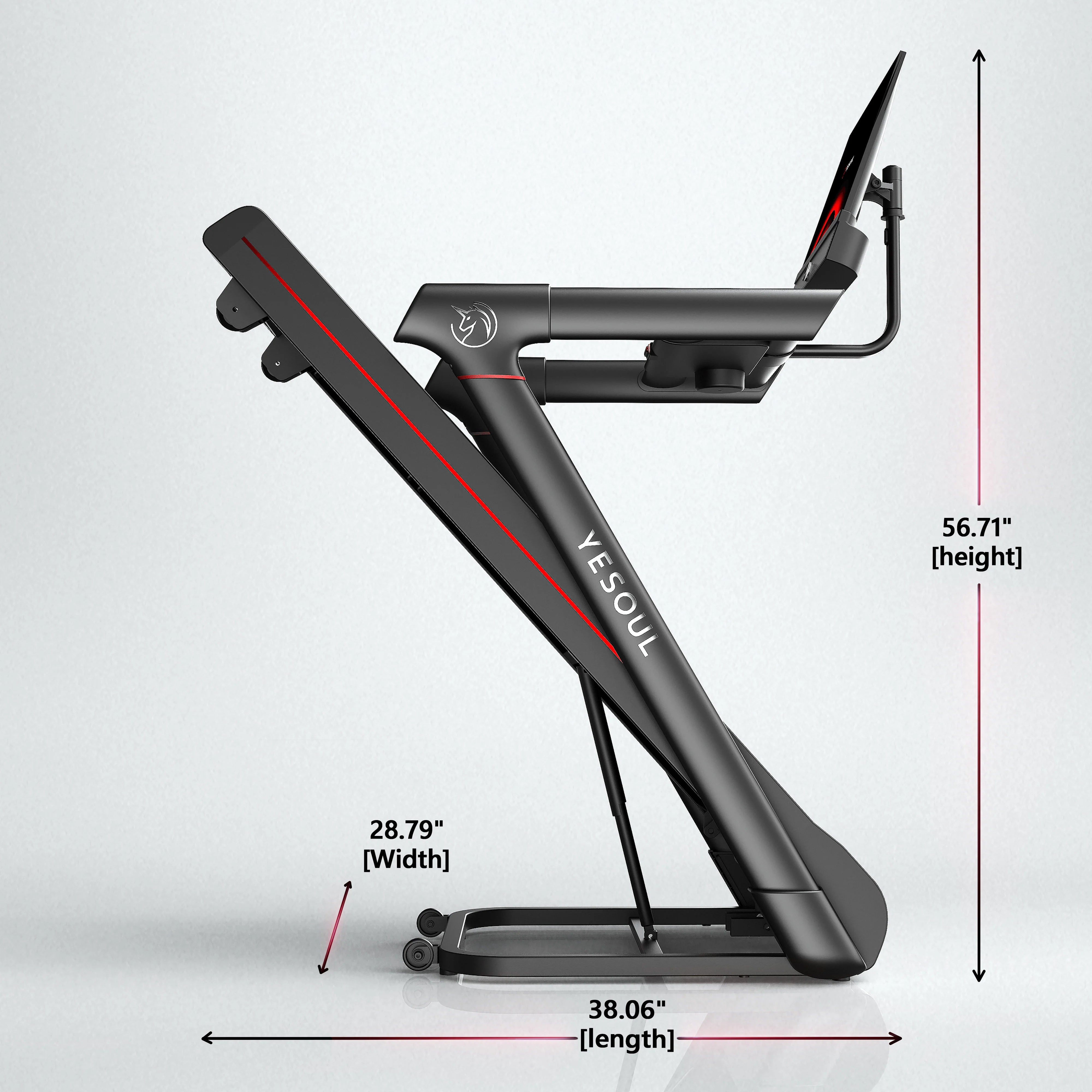 Yesoul T3S Plus Smart Treadmill – 21.5" FHD Screen, 10% Auto Incline & Quiet Brushless Motor