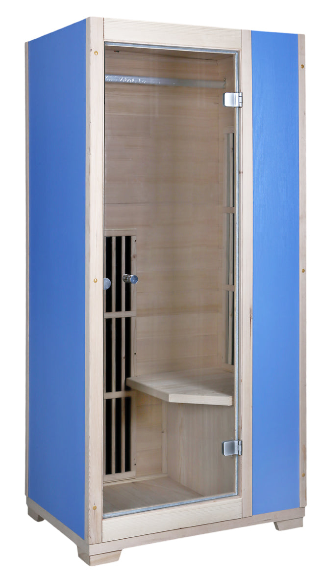 Blisspod Vienna Series 1-Person Far Infrared Sauna | Compact Canadian Hemlock Indoor Sauna