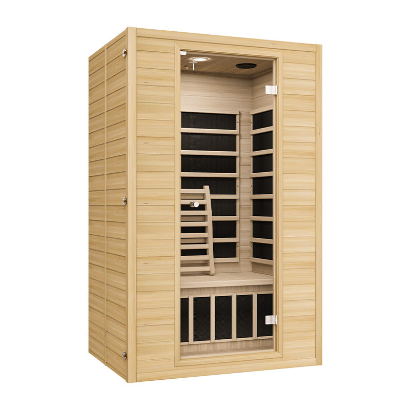 Blisspod Vienna Series 2-Person Far Infrared Sauna | Canadian Hemlock | 4 Heaters