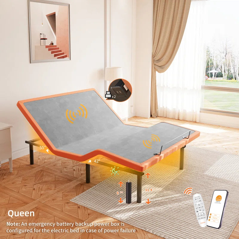 3000 Massaging Adjustable Bed with Wireless Remote