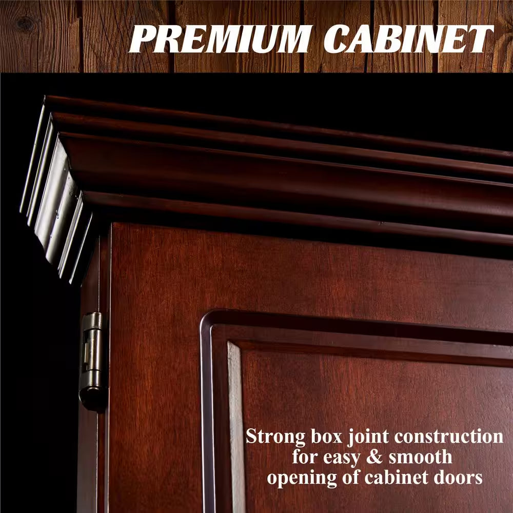 Chatham Bristle Dart Board and Cabinet Set