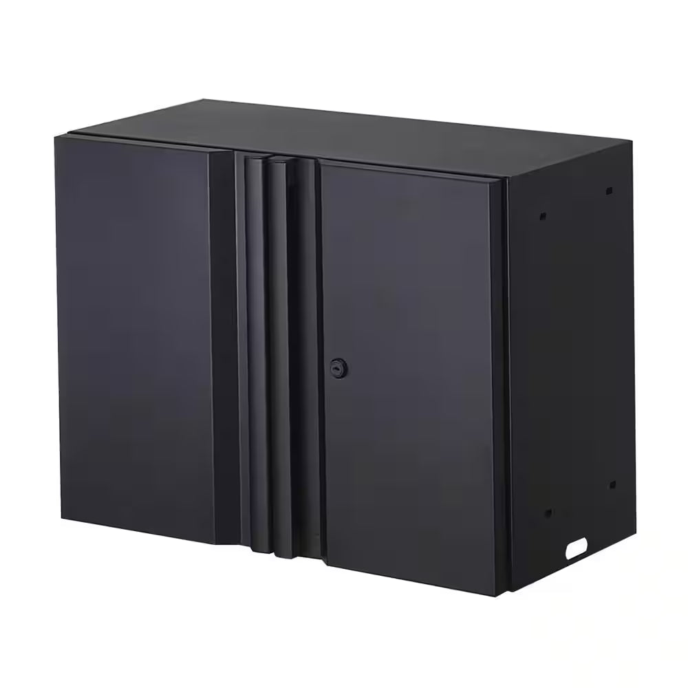 10-Piece Regular Duty Welded Steel Garage Storage System in Black (163.5 In. W X 75 In. H X 19.6 In. D)