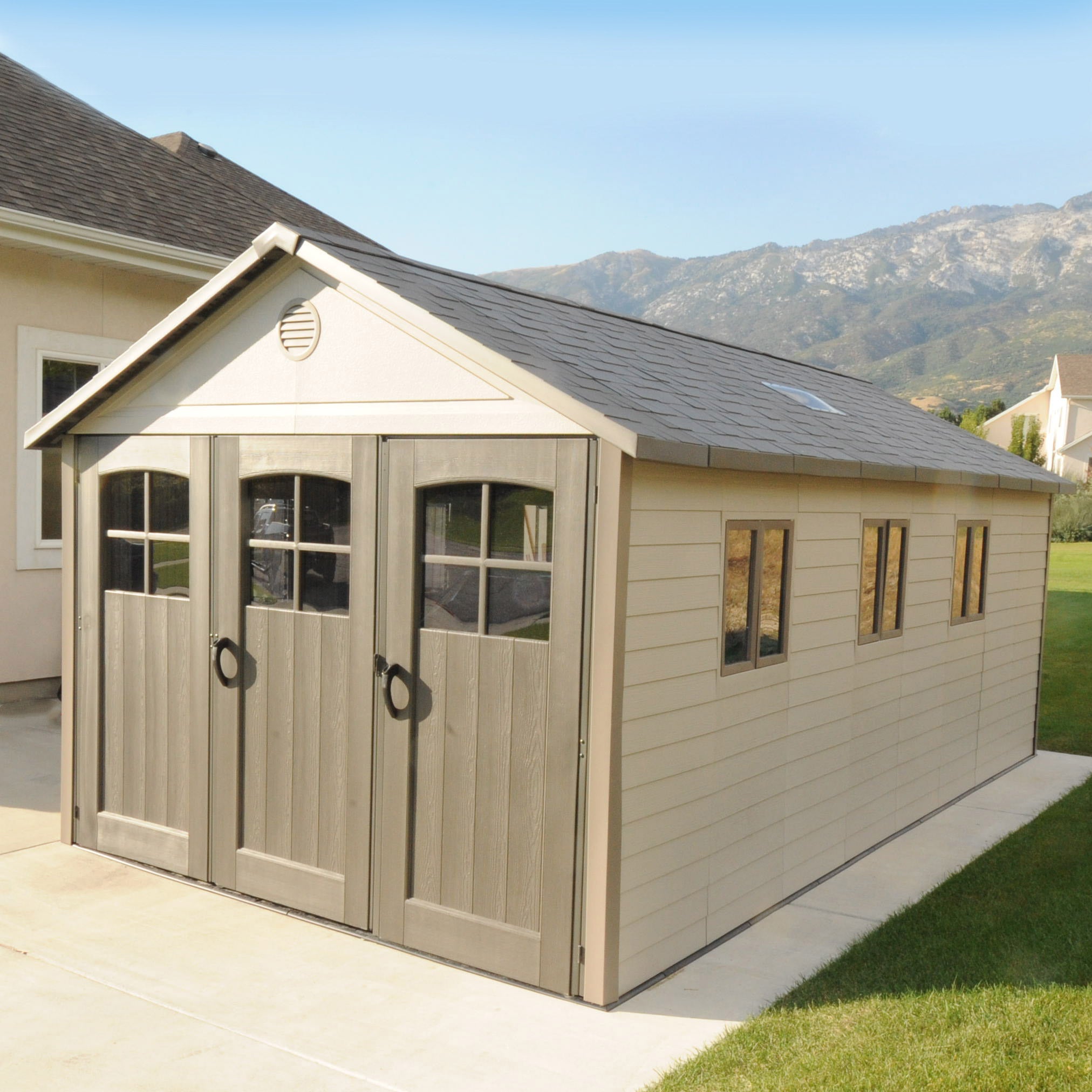 Resin Trifold Outdoor Storage Shed