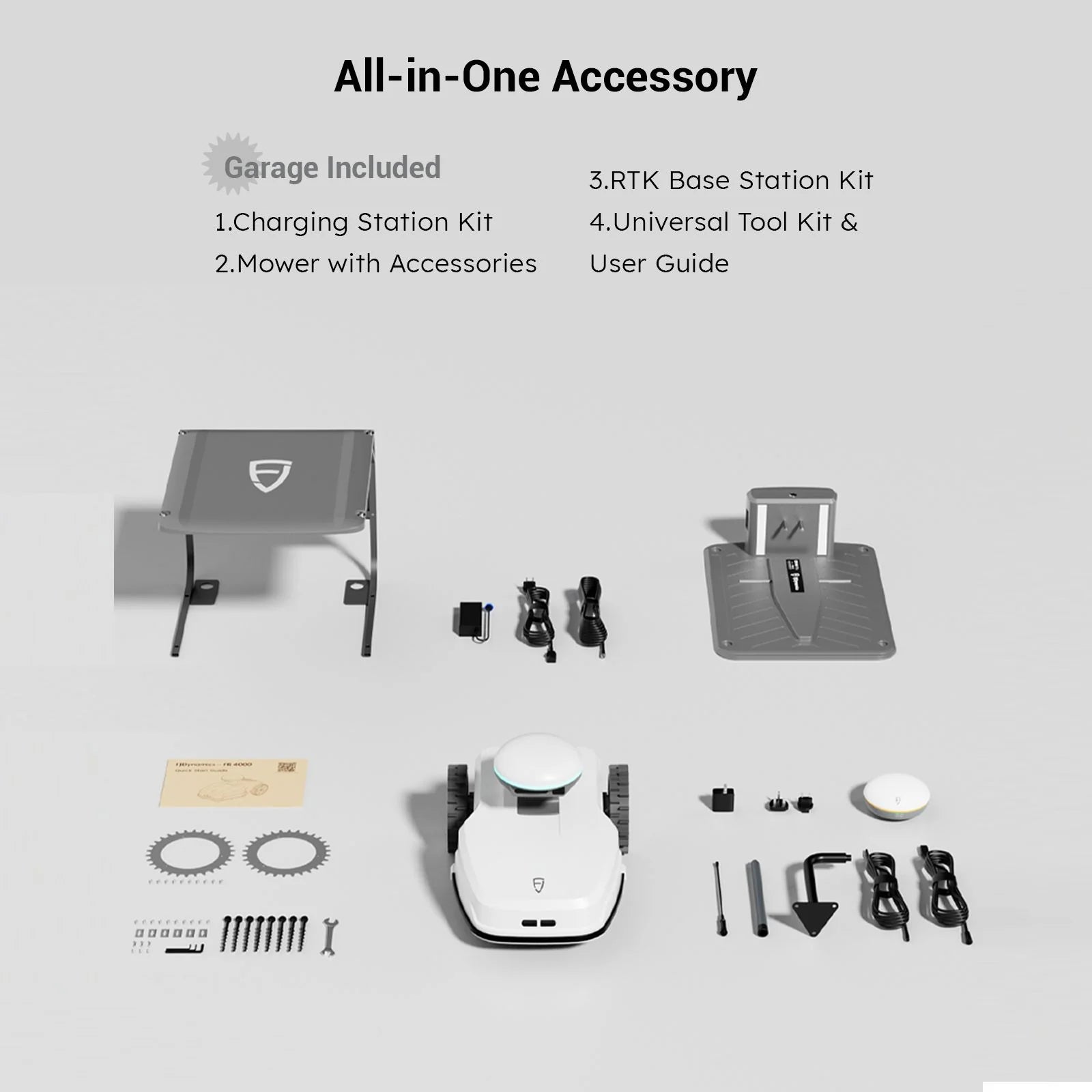 FJD FR4000 Smart Wireless Robotic Lawn Mower for Family