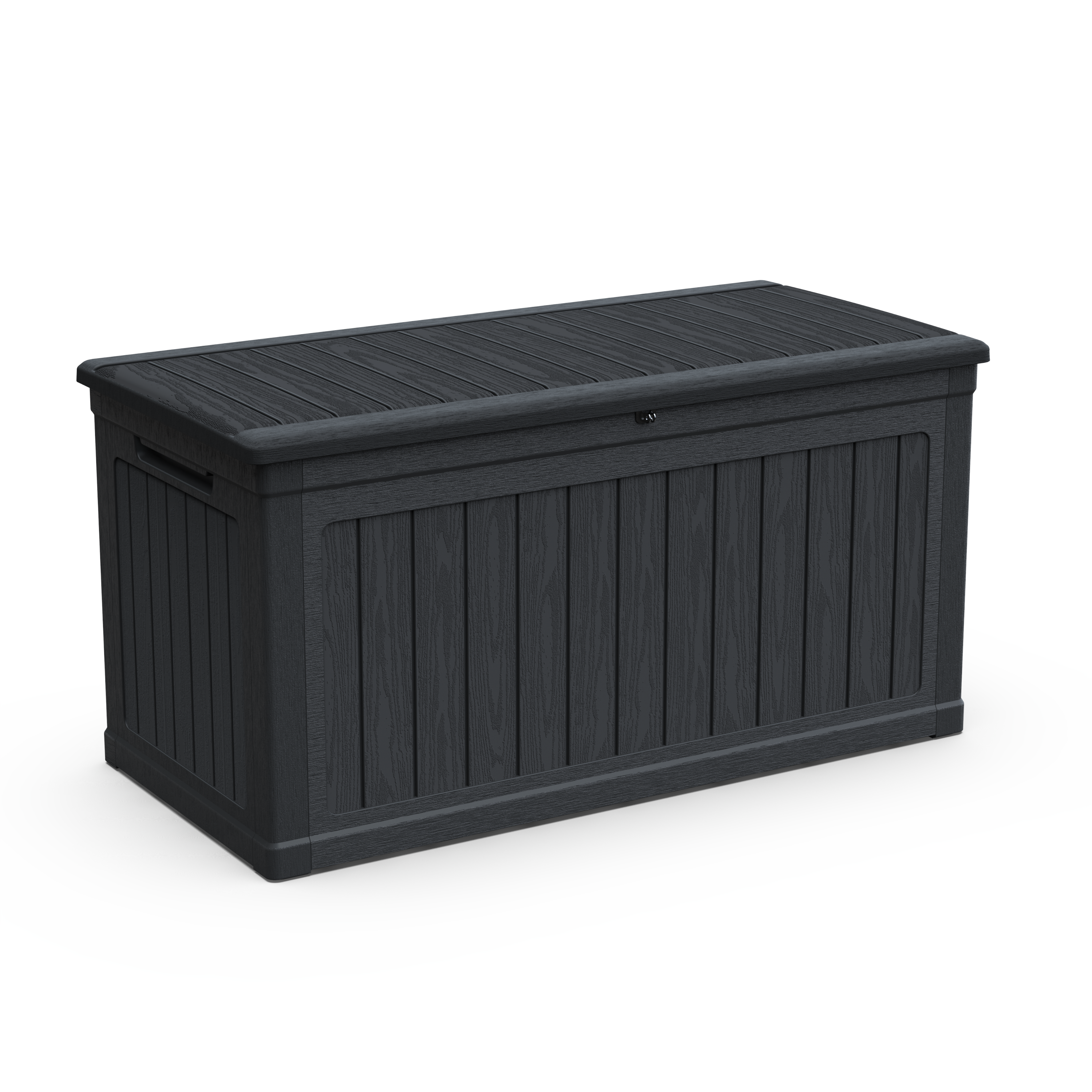 Large Outdoor Storage Deck Box – Waterproof Resin Patio Storage Box with Lockable Lid - 230 Gallon