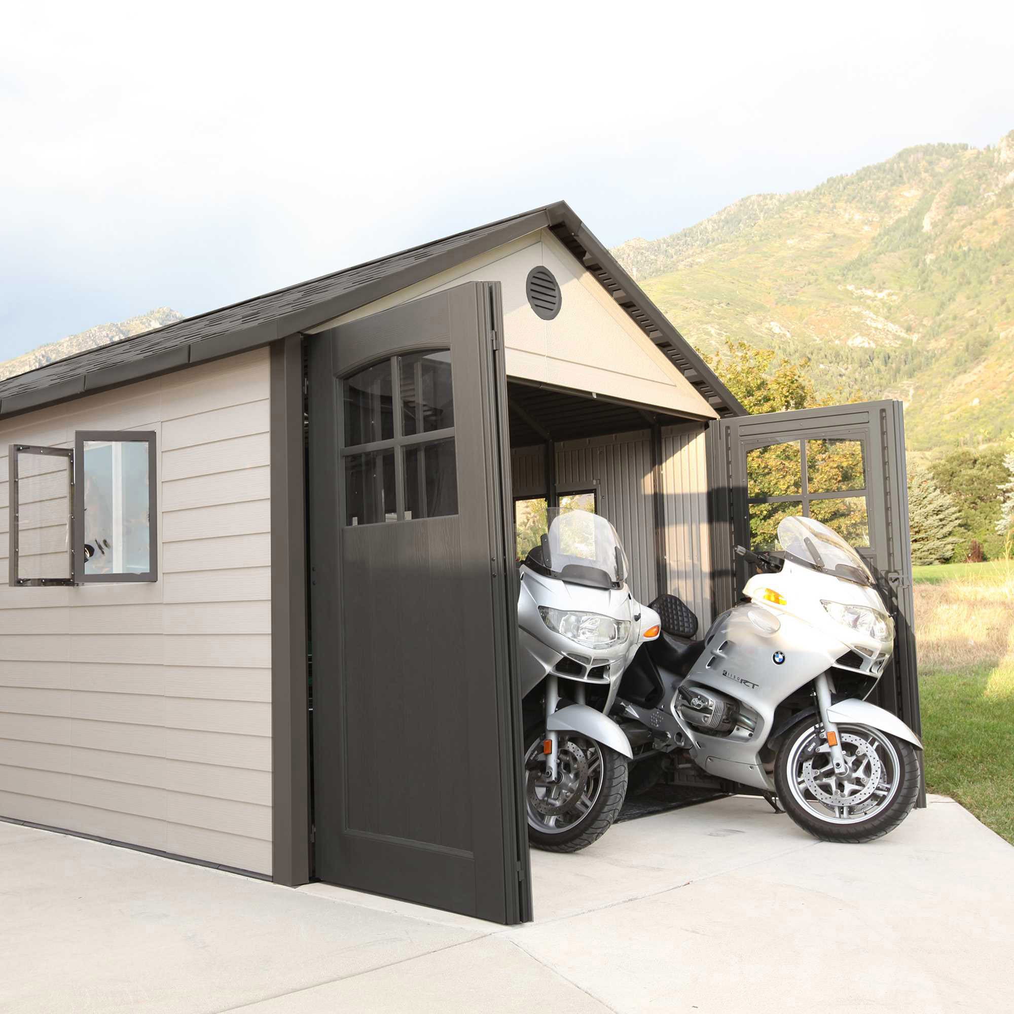 Resin Trifold Outdoor Storage Shed