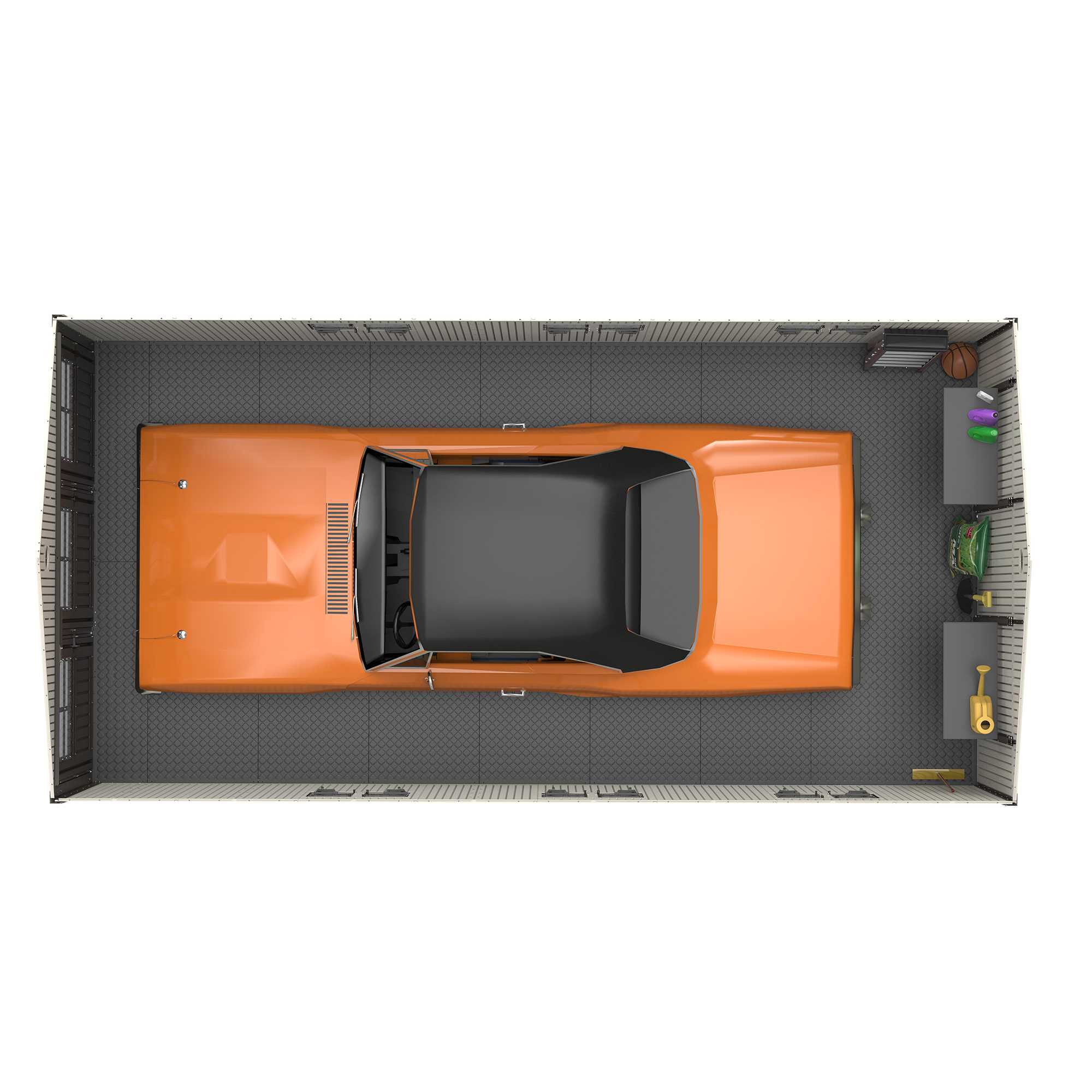 Resin Trifold Outdoor Storage Shed