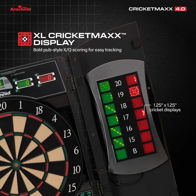 Cricket Maxx 4.0 Electronic Dartboard Set
