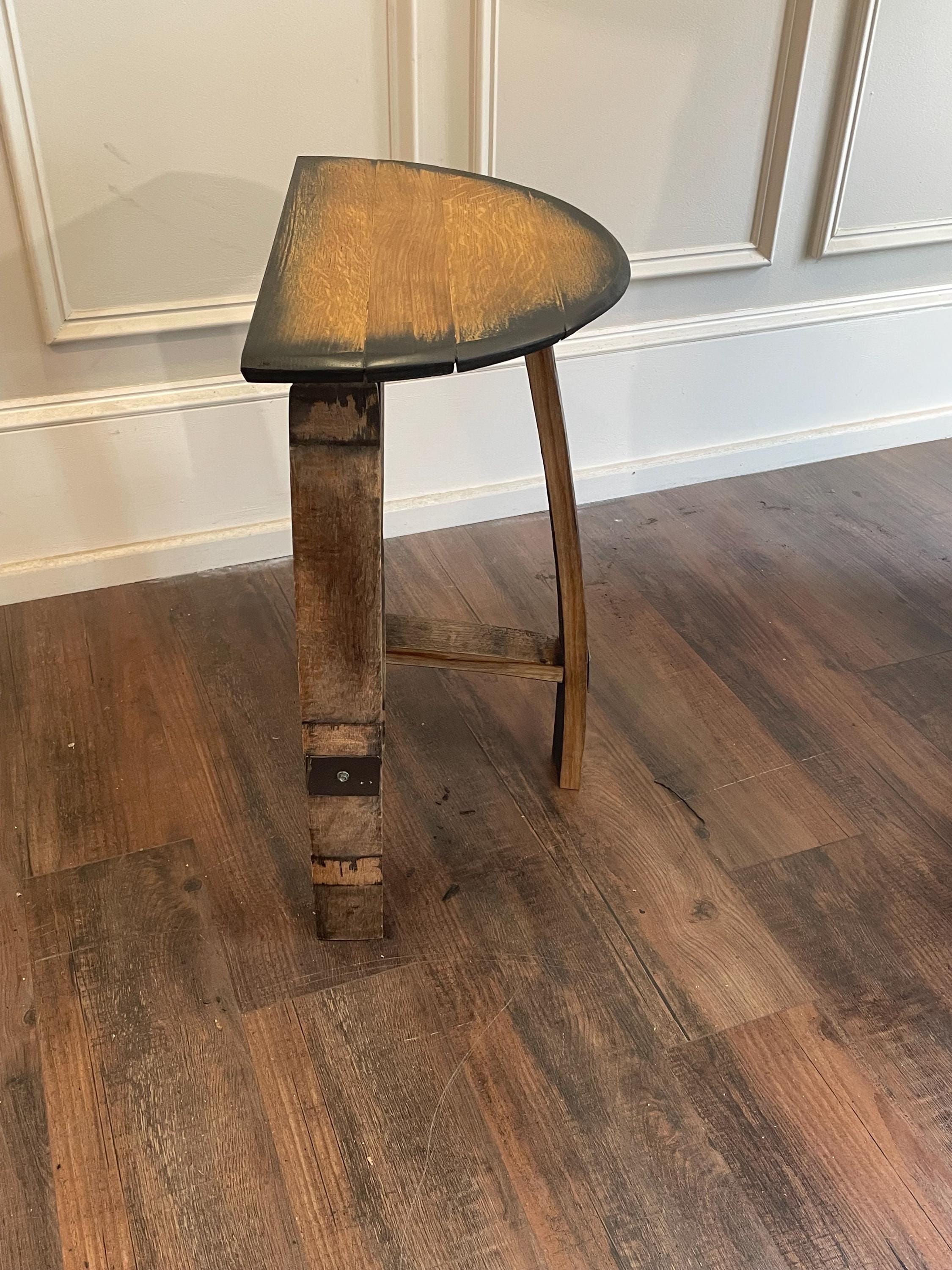 Bourbon Barrel Stool - Custom finishes available.